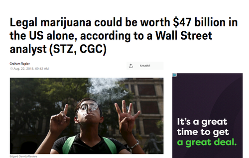 The recreational cannabis market is blooming...