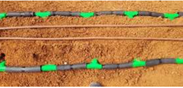 Roots’ newly developed stub for heat exchange in the ground.
